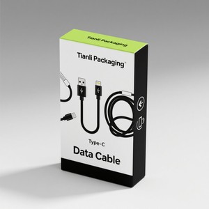 Customization Low Moq USB Cable Paper Box Biodegradable Earphone Packaging Box Digital Printing Electronics Paper Boxes - Product Image 4