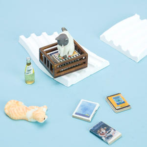 Casa de muñecas casa de muñecas Mini marco de madera Marco de fruta modelo accesorios escena en miniatura Micro decoración de paisaje - Product Image 2