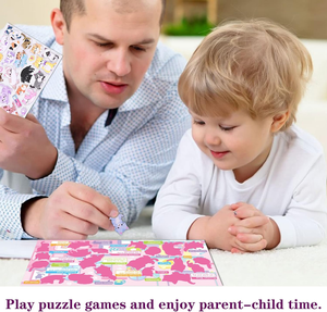 Autocollants 3D gonflés personnalisés chats et chiens de dessin animé avec impression UV, 4 feuilles différentes pour scrapbooking enfant en gros - Product Image 6