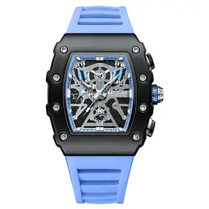 Montre Homme Megir 2218原装品牌奢华男士腕表新款男士计时石英表