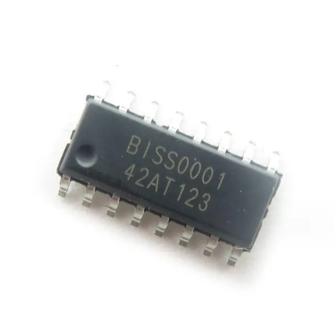 ICチップBISS0001 SOP16 SMD ICS B1SS0001赤外線センシング信号プロセッサ