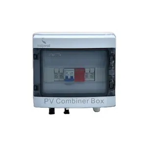 SAIPWELL Factory Supply IP65 waterproof 1000VDC 1KW 2KW 3KW 5KW 10KW PV Combiner Box 12 input 1 output