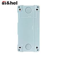 Boîtier d'arrêt d'urgence surélevé ignifuge V0 étanche IP66 22mm 3 trous en ABS pour interrupteur à bouton-poussoir, modèle SHX3-Y