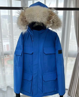 Doudoune matelassée à manches courtes, parka 80% duvet de canard blanc, fermeture éclair, duvet de canard/polyester