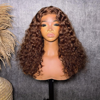 Cheveux vierges à prix abordable, ondulation naturelle # Perruque 4 Bob en cheveux humains brésiliens, Lace Front 13x4, bouclée courte et profonde, HD transparente, longue