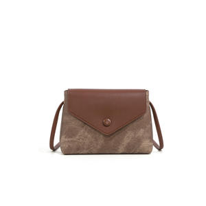 Sac fourre-tout double vintage brodé en PU, grande capacité, sac à bandoulière décontracté avec fermeture éclair - Product Image 6