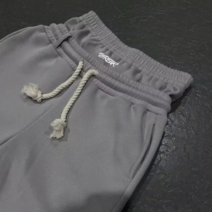 <span class=keywords><strong>Pantaloni</strong></span> Sportivi Neri da <span class=keywords><strong>Uomo</strong></span> Personalizzati Oversize Casual a Zampa Larga, Gamba Larga, Vestibilità Ampia, Doppia Vita, Impermeabili in Poliestere, Stile Stacked - Product Image 1