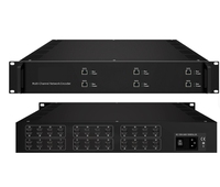 Codificador IP HONDAO HDB2400N de 24 Canales 1080P HEVC/H.265 con 1-13Mbps para Conversión de Señal CATV IPTV y FTTH