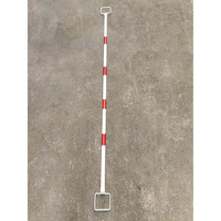 Barrera de Seguridad Retráctil de Plástico Plegable para Carreteras, Cono de Advertencia, Barra de Conexión, Postes de Barrera Reflectantes de Tráfico ABS
