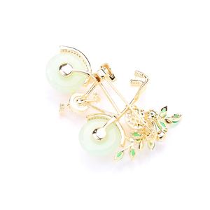 2024 nueva llegada único Jade bicicleta broche Pin decorativo lindo chica bicicleta pines <span class=keywords><strong>accesorios</strong></span> de moda joyería regalo Hijab broches divertidos - Product Image 5