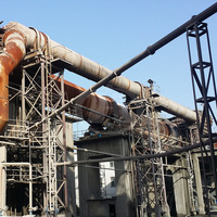 Usine brûlante de four rotatoire d'incinérateur d'oxyde d'aluminate de calcium