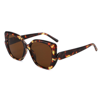 Lunettes de soleil tendance pour femmes Twooo T1345 surdimensionnées personnalisées UV400, style œil de chat, 2026