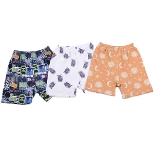 Shorts de Bebé para Niña, Talla Grande, Casuales, de Punto, Poliéster/Algodón, con Estampado Floral, Cintura Elástica, para las 4 Estaciones - Product Image 2