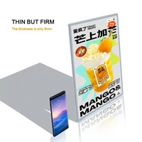 Hot New Outdoor Rectangle Plexiglass LED Light Enseigne publicitaire Panneau mural