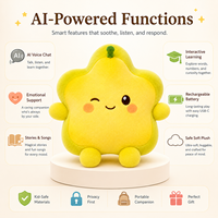 Jouet interactif intelligent à commande vocale, éducatif et d'apprentissage, 100% polyester, compagnon pour enfants, cadeau