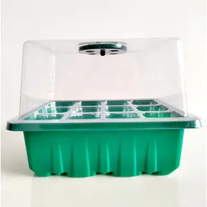 12-Hole Nursery Cup Pots Seed Starter Tray Easy Transplanting Seedlings Moulded Plastic Pulp Packaging