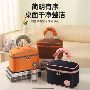 Cute Women's <b>Makeup</b> Bag Large Capacity Portable Handheld Storage Toiletry Bag Travel Waterproof - Product Image 2