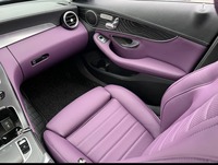 Housses de siège auto en cuir véritable sur mesure pour Mercedes-Benz Classe E W213 5 places, avant, respirantes, en polyester, accessoires