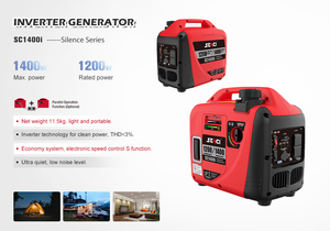 Senci siêu im lặng Máy phát điện biến tần cách âm cắm trại <span class=keywords><strong>s</strong></span>ử dụng kỹ thuật <span class=keywords><strong>s</strong></span>ố xách tay Máy Phát Điện Xăng 1200 Watt - Product Image 2
