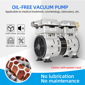 Diş ve laboratuvar kullanımı için 220V 600W -91KPa 160L/min yüksek basınçlı taşınabilir elektrikli yağsız vakum pompası hava kompresörü - Product Image 5