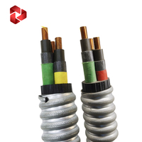 Câble basse tension NVDAN MC BX, isolation XLPE, conducteur cuivre/aluminium, 14-3 AWG, 0,6 KV, usage construction, 90