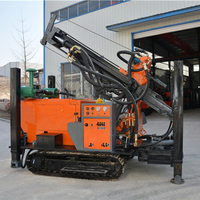 Foreuse sur chenilles DTH pour puits profonds, profondeur de forage réglable 200m 350m 500m 1000m