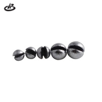 0,2-2,0g 100 pièces/sac Plombs de pêche à la carpe fendus avec boîte
