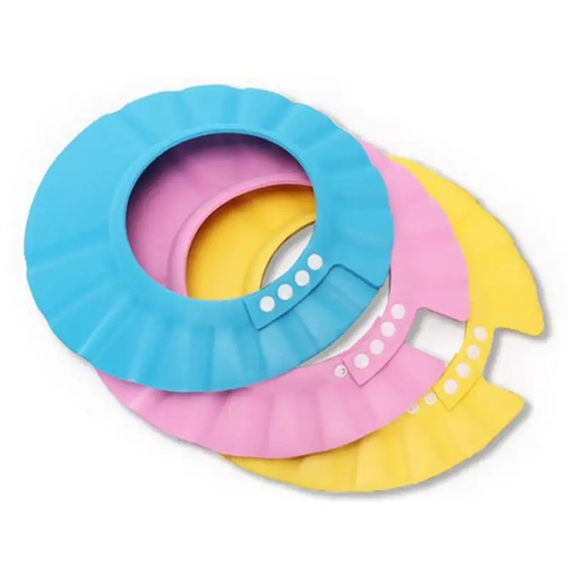 Baby Bath Visor, Safe Shampoo Shower Bathing Protection Bath Soft Adjustable Visor Hat for Toddler Baby Kids