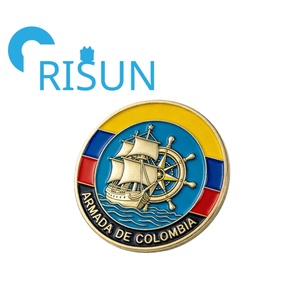 Monedas Conmemorativas Personalizadas al por Mayor, Monedas de Recuerdo del Ejército Naval de Colombia, Monedas de Desafío con su Propio Diseño - Product Image 6