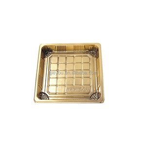 Récipient à sushi en plastique jetable à couvercle transparent avec couvercle plateaux à sushi jetables JY-81205 boîtes à sushi carrées - Product Image 1