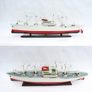 เรือบรรทุกสินค้าจำลองแบบ CAP SAN DIEGO ทำจากเรซิ่น วาดลายด้วยมือ ของตกแต่งสไตล์ทะเล ของขวัญสำหรับบ้าน ผลิตในเวียดนาม โดย GIA NHIEN - Product Image 1