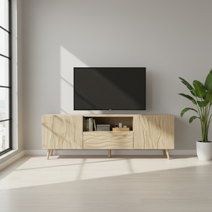 ตู้วาง<span class=keywords><strong>ทีวี</strong></span>แบบประตูบานเลื่อนสไตล์โมเดิร์นสีขาวพร้อม<span class=keywords><strong>ชั้น</strong></span><span class=keywords><strong>วาง</strong></span>ของ - Product Image 4