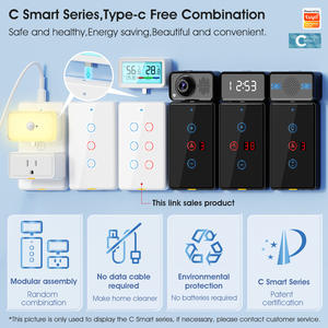 Interrupteur mural tactile Tuya 6 voies avec télécommande Wi-Fi, panneau de maison intelligente en verre trempé IP20, fonction de minuterie à double commande - Product Image 5