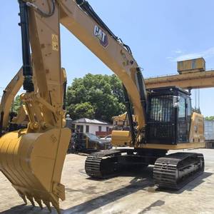 Excavatrice sur chenilles Caterpillar 323, 23 tonnes, jaune, machine de terrassement hydraulique, équipement lourd, modèle 2021, godet de 1,4 m, puissance de 151 kW - Product Image 1