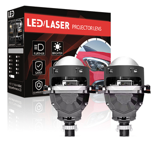 Xenplus di alta qualità 12V Bi LED Kit lente proiettore 60W 6500K per autocarri Halon e fari allo xeno con messa a fuoco bassa e alta - Product Image 1