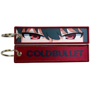 Manufacturer Personalized Sublimation Jet Tag logo Kawaii <b>Keychains</b> Cartoon Fabric Cute <b>Anime</b> Keychain - Product Image 4