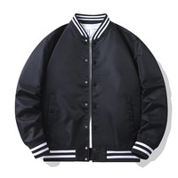 Fabricant vente en gros de haute qualité boutons coupe-vent nylon polyester hommes blouson aviateur personnalisé