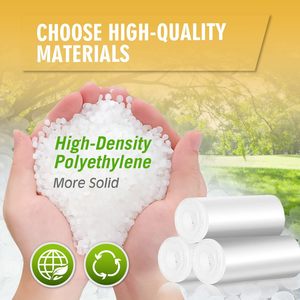 ถุงขยะพลาสติกขนาดเล็ก ถุงใส่ขยะ ไม่มีกลิ่น ย่อยสลายได้ทางชีวภาพ และรีไซเคิลได้ สำหรับห้องน้ำ ห้องครัว ห้องนอน อุปกรณ์ทำความสะอาด - Product Image 2