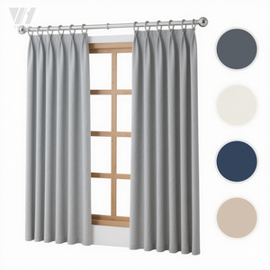 100% पॉलिएस्टर माइक्रोफाइबर ब्लैकआउट पर्दा कपड़े अलग-अलग लौ रिटर्टेनेंट वाटरप्रूफ पा गर्मी इन्सुलेशन विरोधी बैक्टीरिया - Product Image 3