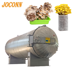 Équipements de stérilisation par <span class=keywords><strong>autoclave</strong></span> à vapeur industrielle à double porte pour la culture de substrat de champignons de la mer en sacs de sciure de bois - Product Image 5