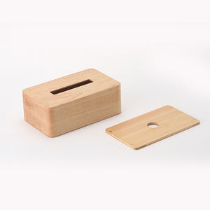 Caja de pañuelos de madera curvada de diseño moderno, ligera, marca Huina, para decoración del hogar, color personalizable, duradera, que ahorra espacio - Product Image 4