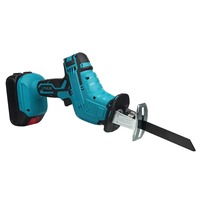 Scie sauteuse sans fil électrique de qualité industrielle et bricolage, scie à chaîne pour la coupe du bois avec batterie rechargeable et chargeur