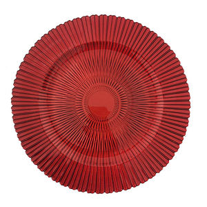 <span class=keywords><strong>Assiette</strong></span> de présentation en verre <span class=keywords><strong>vert</strong></span> <span class=keywords><strong>olive</strong></span> de 13 pouces pour mariages, événements, décoration de table, vaisselle décorative en verre côtelé - Product Image 3