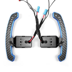 Levas de Cambio Magnéticas de Fibra de Carbono LED para <span class=keywords><strong>BMW</strong></span> Serie 2 3 4 5 6 7 <span class=keywords><strong>F10</strong></span> F06 F07 F11 F18 F12 F13 F01 F02 F30 F31 F32 F33 F34 - Product Image 1