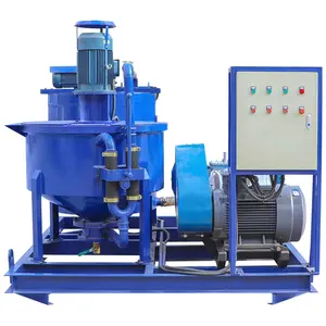 Best Mixer Manufacturer Mechanical grout mixer and agitator working with grout injection pump station price