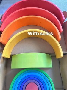 Jouets d'empilage <span class=keywords><strong>en</strong></span> bois <span class=keywords><strong>en</strong></span> forme d'arche <span class=keywords><strong>arc</strong></span>-<span class=keywords><strong>en</strong></span>-<span class=keywords><strong>ciel</strong></span> à 12 couches pour enfants - Product Image 5