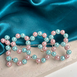 <span class=keywords><strong>Jack</strong></span> <span class=keywords><strong>Jill</strong></span> America spilla di perle 1938 rosa cristallo blu sorellanza bianco perla lettere J J J regalo per festa di nozze placcato in lega - Product Image 4