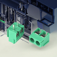 Connecteur de bornier à vis PCB 126-5.0-2p à 2 broches, contact en acier, 50A max. ampères continus, 11-20 AWG, pas de 5,0 mm, SZTuozhi pour