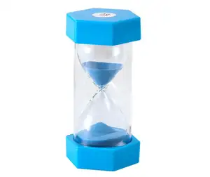 Hot Sale Hourglass Sand Timer for Kids Large Acrylic Unbreakable Sand Clock Plastic Sand Watch Colorful Hour Glass Sandglass