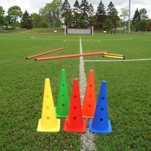 Meilleur Vente en Gros de Haute Qualité Taille Personnalisée Football Agilité Entraînement Doux Écologique Marqueur Cône 9 Pouces Football Entraînement de Vitesse - Product Image 6